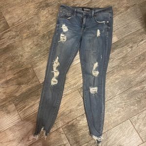 Express size 6 ankle leggings Jeans